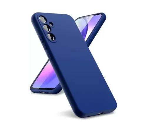 Samsung Galaxy A24 4G Kılıf First Silikon - Lacivert