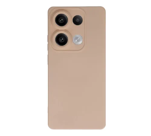 Xiaomi Redmi Note 13 4G Kılıf Nano içi Kadife Silikon - Pudra