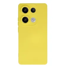 Xiaomi Redmi Note 13 Pro 4G Kılıf Nano içi Kadife Silikon - Sarı