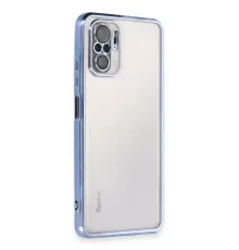Redmi Note 10 Kılıf Lensli Silikon - Açık Mavi