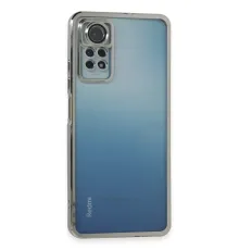 Redmi Note 11 Pro Kılıf Lensli Silikon - Gümüş