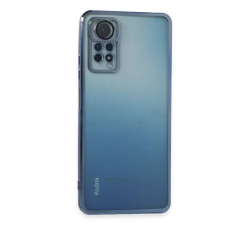 Redmi Note 11 Pro Kılıf Lensli Silikon - Açık Mavi