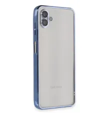 Samsung Galaxy A04 Kılıf Lensli Silikon - Açık Mavi