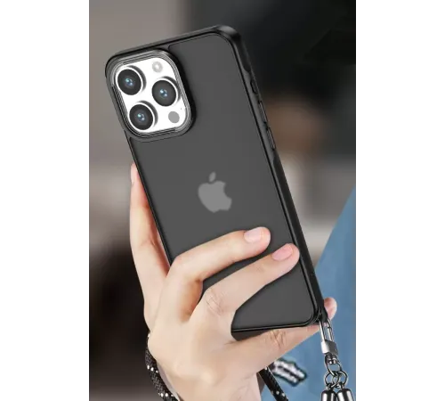 Apple iPhone 13 Pro Max Kılıf Elegant Kapak - Derin Mor