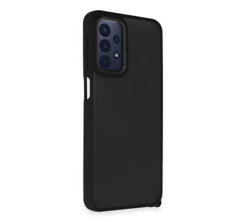 Samsung Galaxy A23 4G Kılıf Elegant Kapak - Siyah