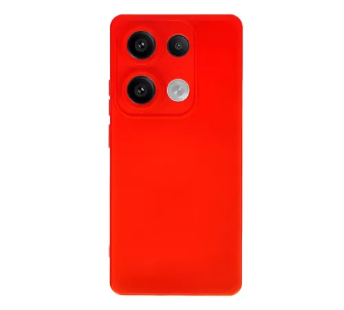 Xiaomi Redmi Note 13 Pro 4G Kılıf Nano içi Kadife Silikon - Kırmızı