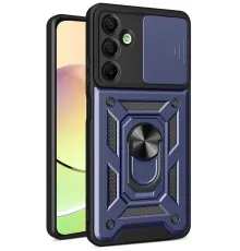 Samsung Galaxy A26 Kılıf Pars Lens Yüzüklü Silikon - Lacivert