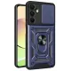 Samsung Galaxy A56 Kılıf Pars Lens Yüzüklü Silikon - Lacivert