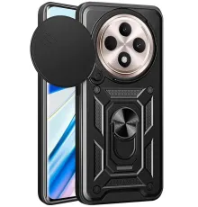 Redmi 14C Kılıf Pars Lens Yüzüklü Silikon - Siyah