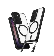 Samsung Galaxy S23 Plus Kılıf Enka Magsafe Silikon Kılıf - Siyah