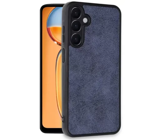 Samsung Galaxy A26 Kılıf Aras Deri Kapak - Lacivert
