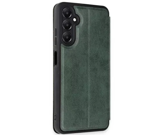 Samsung Galaxy A26 Kılıf Flip Cover - Koyu Yeşil