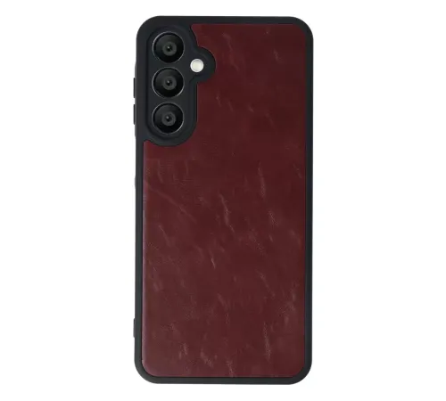 Samsung Galaxy A16 5G Kılıf Aras Deri Kapak - Bordo