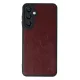 Samsung Galaxy A16 5G Kılıf Aras Deri Kapak - Bordo