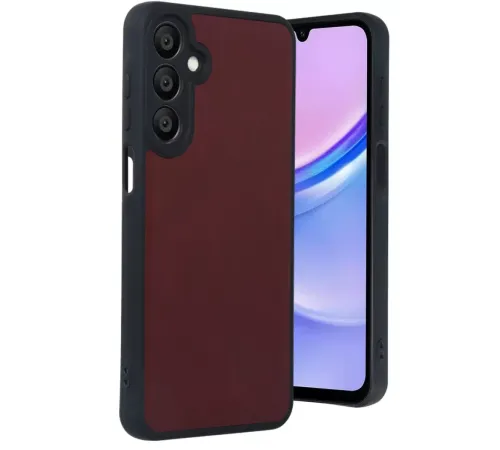Samsung Galaxy A16 5G Kılıf Aras Deri Kapak - Bordo