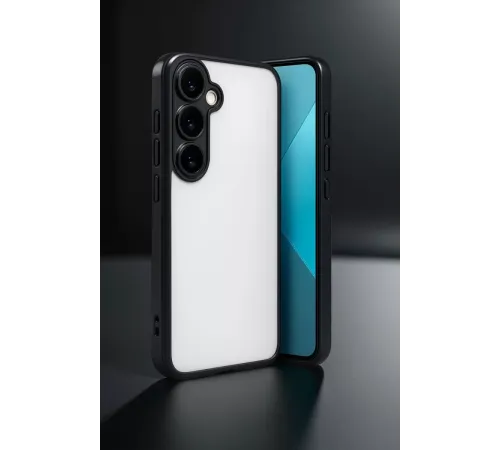 Samsung Galaxy A24 4G Prime Kılıf Lensli Silikon - Siyah