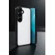 Samsung Galaxy A24 4G Prime Kılıf Lensli Silikon - Gümüş
