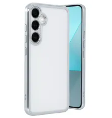 Samsung Galaxy A24 4G Prime Kılıf Lensli Silikon - Gümüş