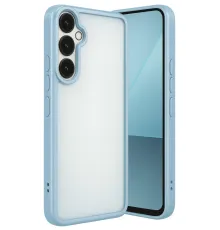 Samsung Galaxy A24 4G Prime Kılıf Lensli Silikon - Açık Mavi