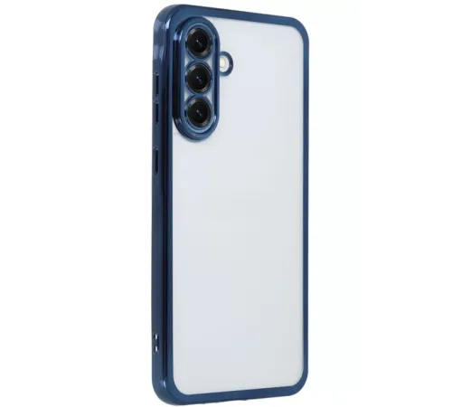 Samsung Galaxy A56 Kılıf Lensli Silikon - Lacivert