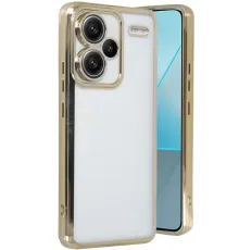 Redmi Note 13 Pro Plus Kılıf Lensli Silikon - Gold
