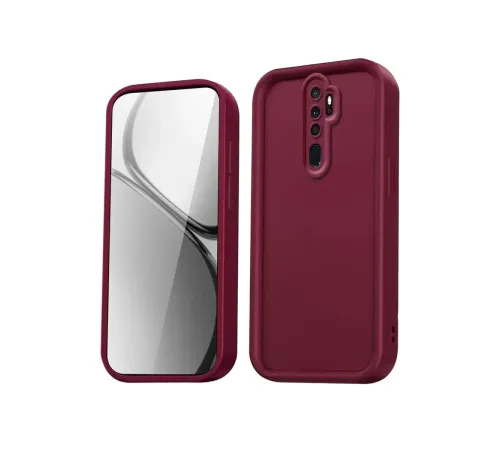 Xiaomi Redmi Note 8 Pro Kılıf Viera Silikon - Bordo
