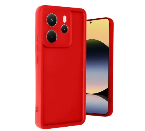 Xiaomi Redmi Note 14 4G Kılıf Viera Silikon - Kırmızı
