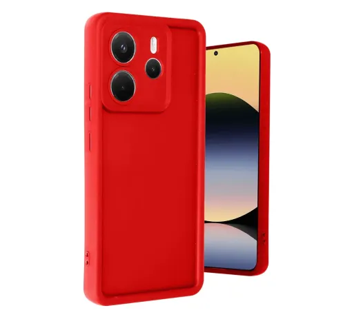 Xiaomi Redmi Note 14 4G Kılıf Viera Silikon - Kırmızı