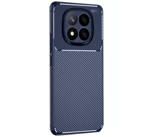Xiaomi Redmi Note 14 Pro 4G Kılıf Auto Focus Karbon Kapak - Lacivert