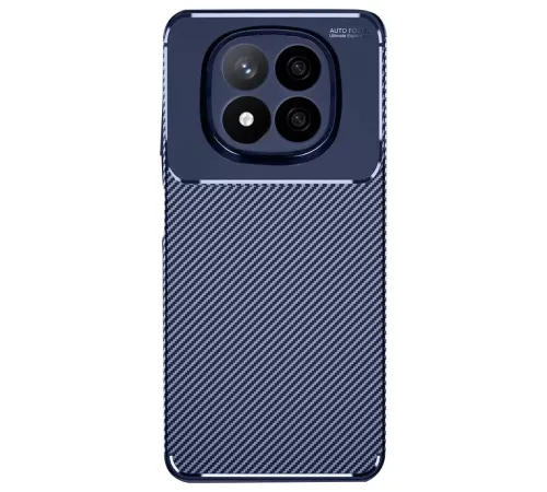 Xiaomi Redmi Note 14 Pro 4G Kılıf Auto Focus Karbon Kapak - Lacivert
