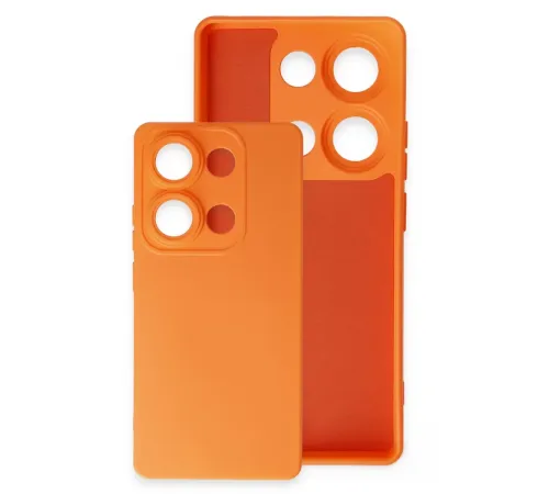 Xiaomi Redmi Note 13 Pro 4G Kılıf Nano içi Kadife Silikon - Mor