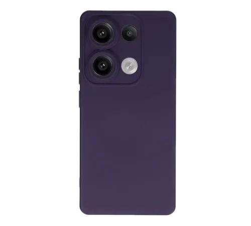 Xiaomi Redmi Note 13 Pro 4G Kılıf Nano içi Kadife Silikon - Mor