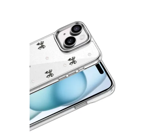 Apple iPhone 14 Fiyonk Desenli Kapak - Desen 8