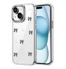 Apple iPhone 14 Fiyonk Desenli Kapak - Desen 8