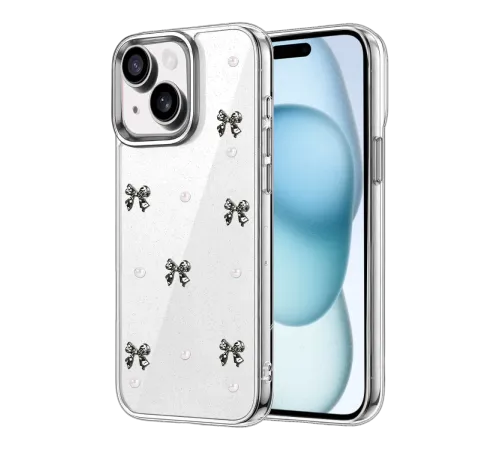 Apple iPhone 14 Fiyonk Desenli Kapak - Desen 8
