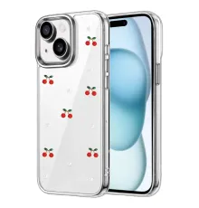 Apple iPhone 14 Fiyonk Desenli Kapak - Desen 9