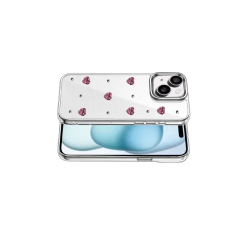 Apple iPhone 15 Fiyonk Desenli Kapak - Desen 3