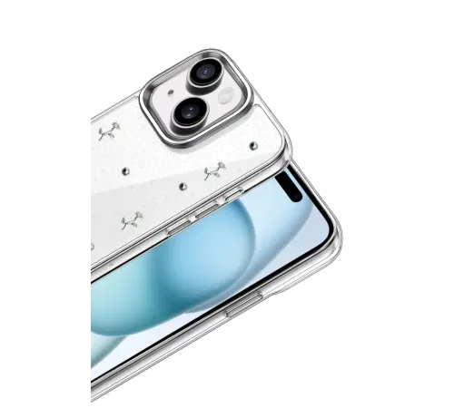 Apple iPhone 15 Fiyonk Desenli Kapak - Desen 4