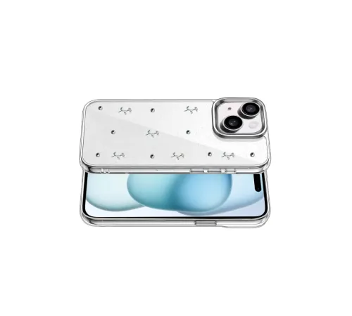Apple iPhone 15 Fiyonk Desenli Kapak - Desen 4