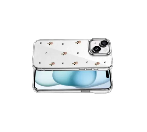 Apple iPhone 15 Fiyonk Desenli Kapak - Desen 6