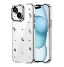 Apple iPhone 15 Fiyonk Desenli Kapak - Desen 6