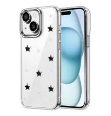 Apple iPhone 15 Fiyonk Desenli Kapak - Desen 7