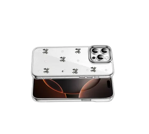 Apple iPhone 15 Pro Max Fiyonk Desenli Kapak - Desen 8