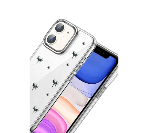 Apple iPhone 11 Fiyonk Desenli Kapak - Desen 1