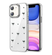 Apple iPhone 11 Fiyonk Desenli Kapak - Desen 1