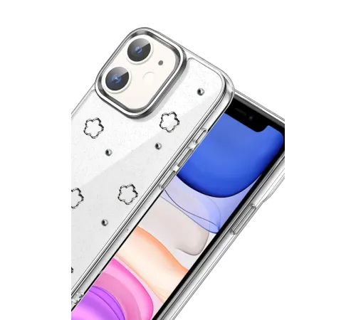 Apple iPhone 11 Fiyonk Desenli Kapak - Desen 2