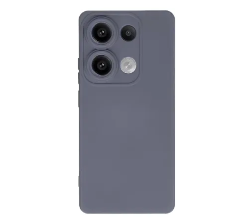 Xiaomi Redmi Note 13 Pro 4G Kılıf Nano içi Kadife Silikon - Gri