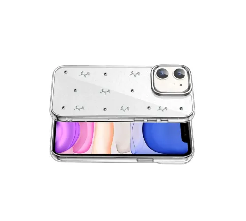 Apple iPhone 11 Fiyonk Desenli Kapak - Desen 4