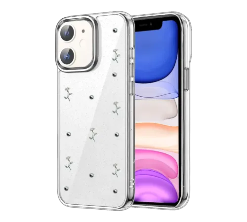 Apple iPhone 11 Fiyonk Desenli Kapak - Desen 4