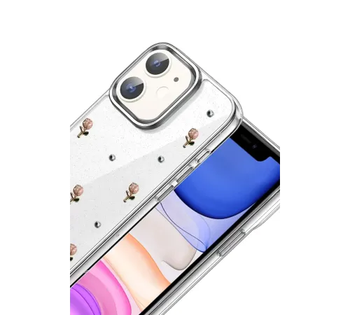 Apple iPhone 11 Fiyonk Desenli Kapak - Desen 6